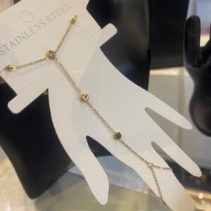 Finger ring bracelet