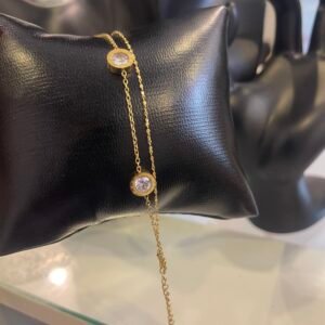 Double layered bracelet
