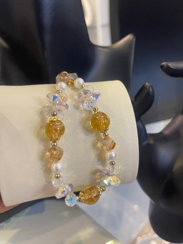 Beaded draw bracelet
