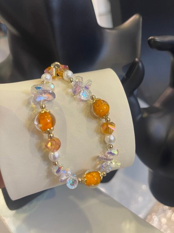 Beaded draw bracelet