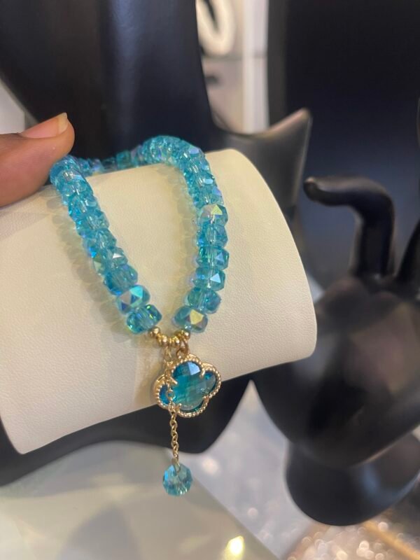 Beaded draw bracelet