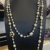 Double rope pearl necklace