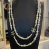 Double rope pearl necklace
