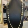 Double rope pearl necklace