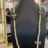 Double rope pearl necklace